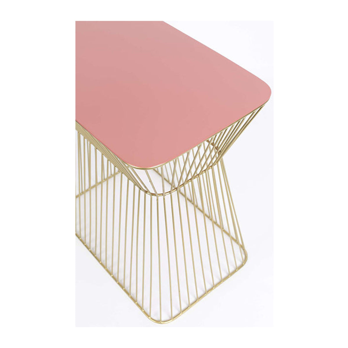 Side Table No Offence Old Pink Domestica – Pink Top Corner Close-up