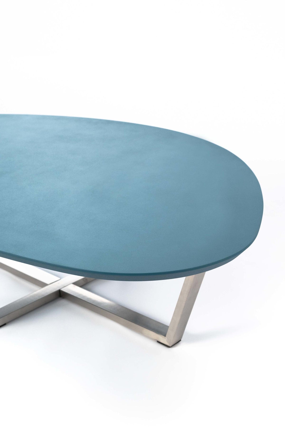 Coffee Table Drop Petrol Green Domestica – Product View on White