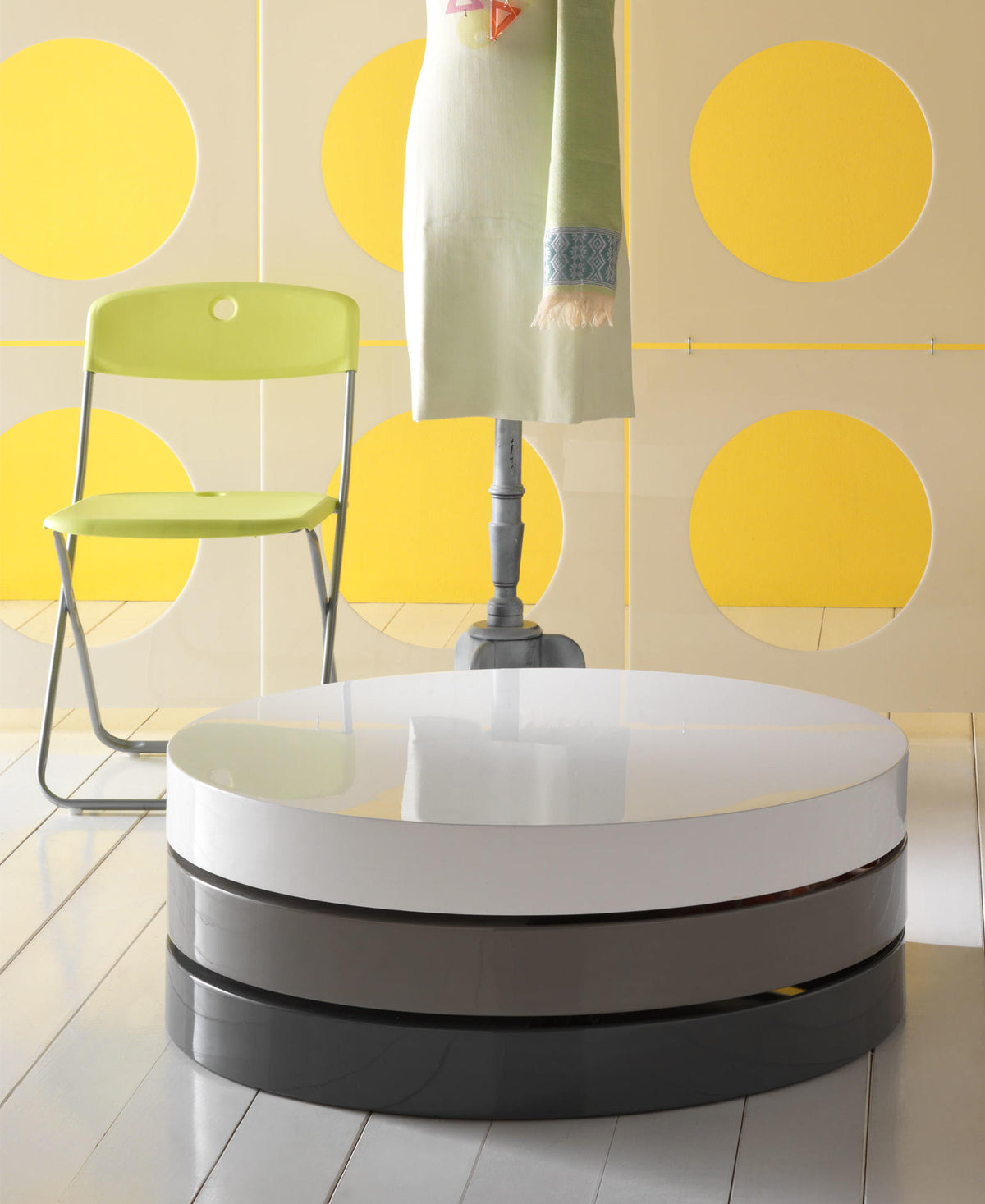 Coffee Table Twist 1 with Swivel Storage Domestica – Lifestyle