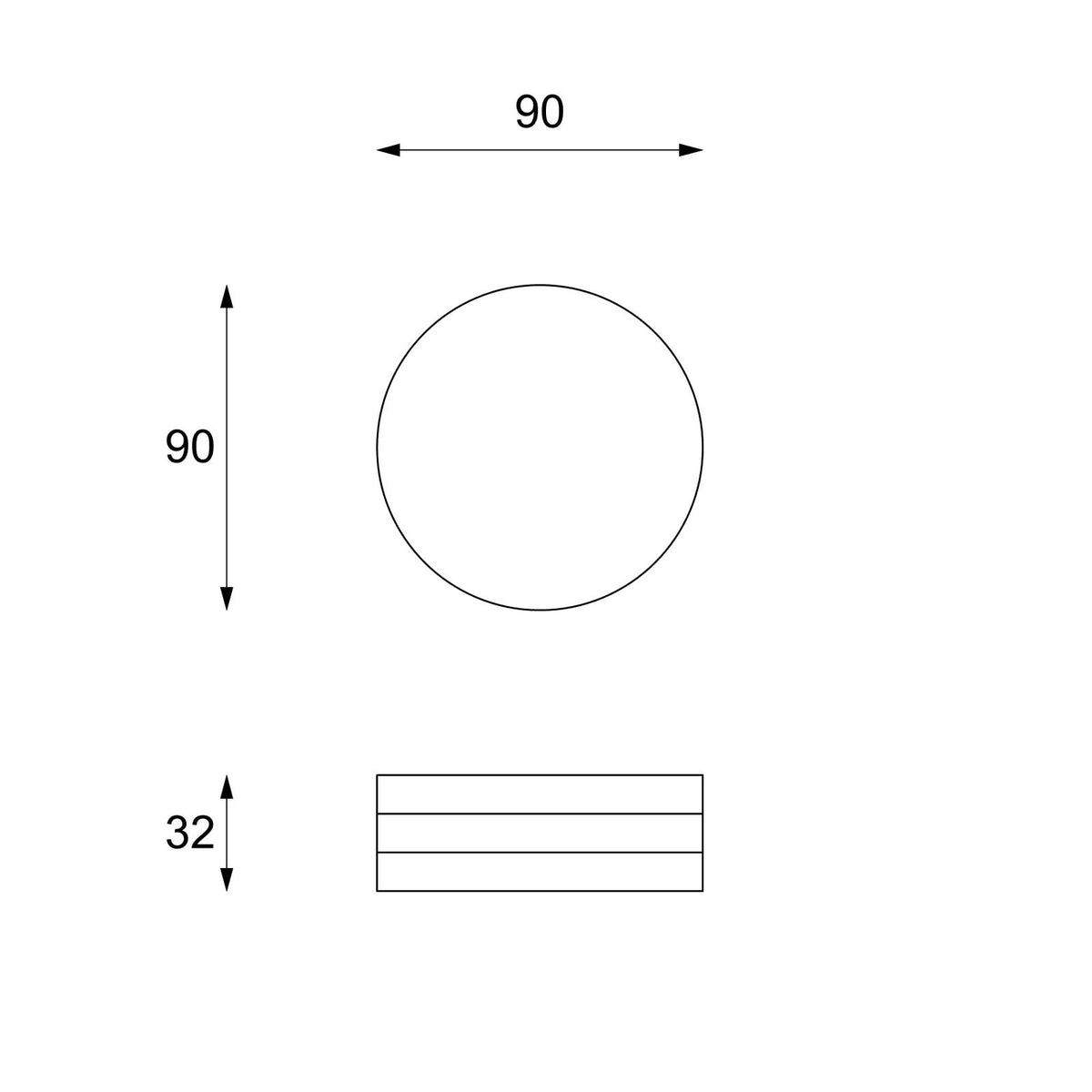 Coffee Table Twist 1 with Swivel Storage Domestica – Dimensions Drawing