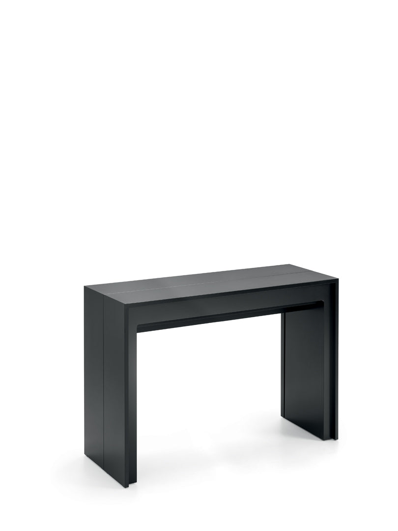 Extendable Console Table Segmenta Black Domestica – Product View on White