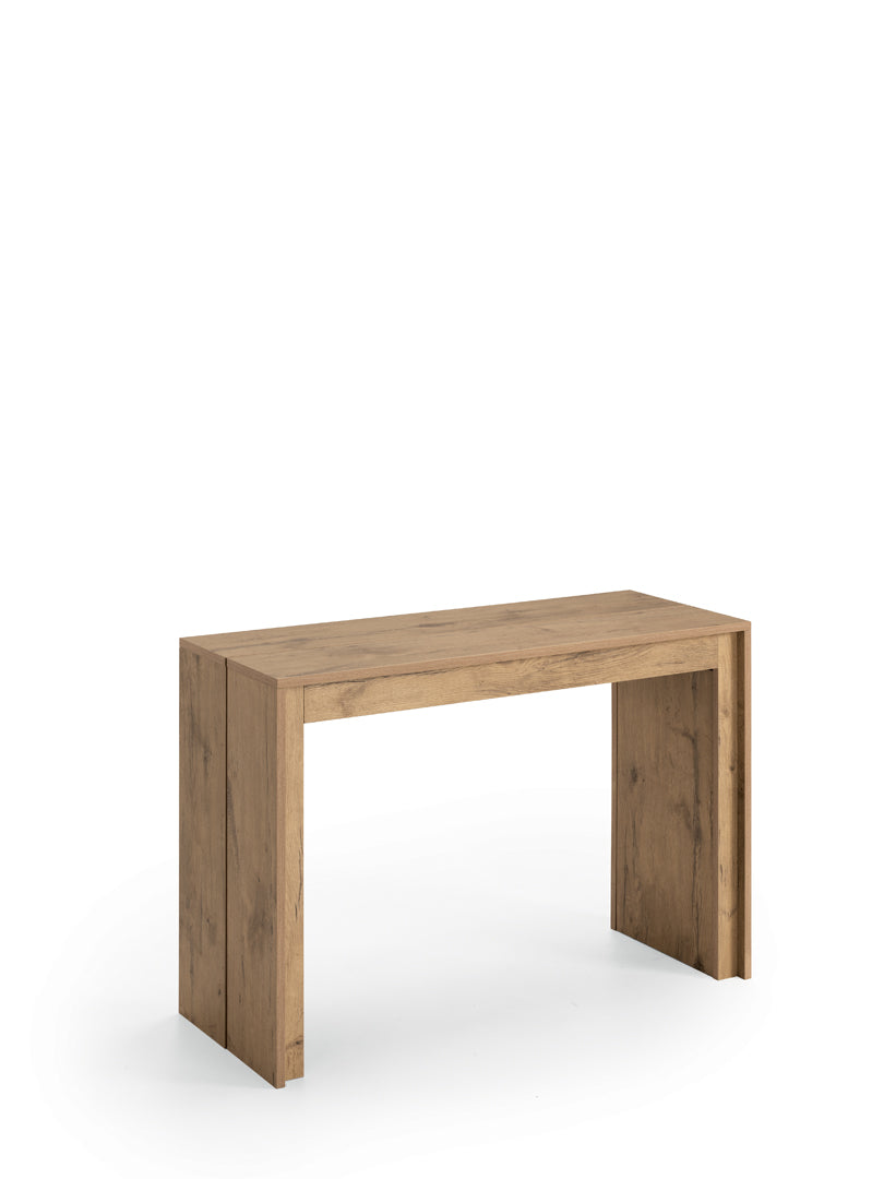 Extendable Console Table Segmenta Natural Oak Domestica – Product View on White