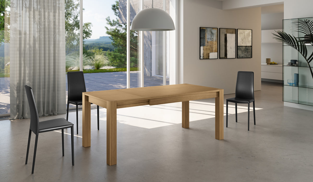Extendable Dining Table Wood 140-190 cm Oak Domestica – Lifestyle