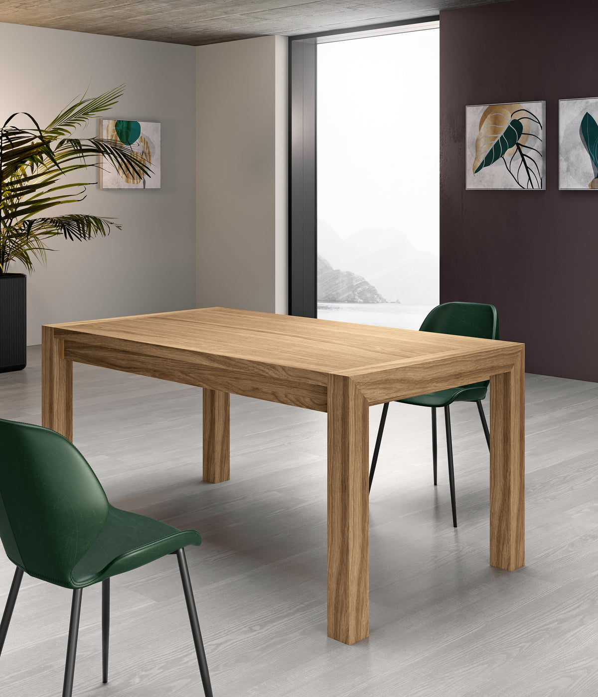 Extendable Dining Table Nevada 160-240 cm Oak Domestica – Lifestyle