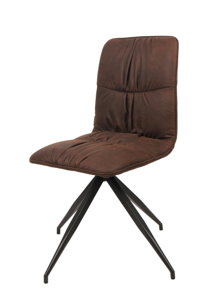 Dining Chair Alba Brown Domestica – Product View on White