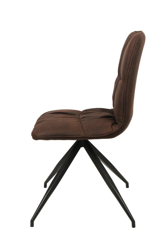 Dining Chair Alba Brown Domestica – Product View on White