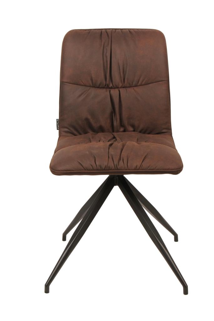 Dining Chair Alba Brown Domestica – Product View on White