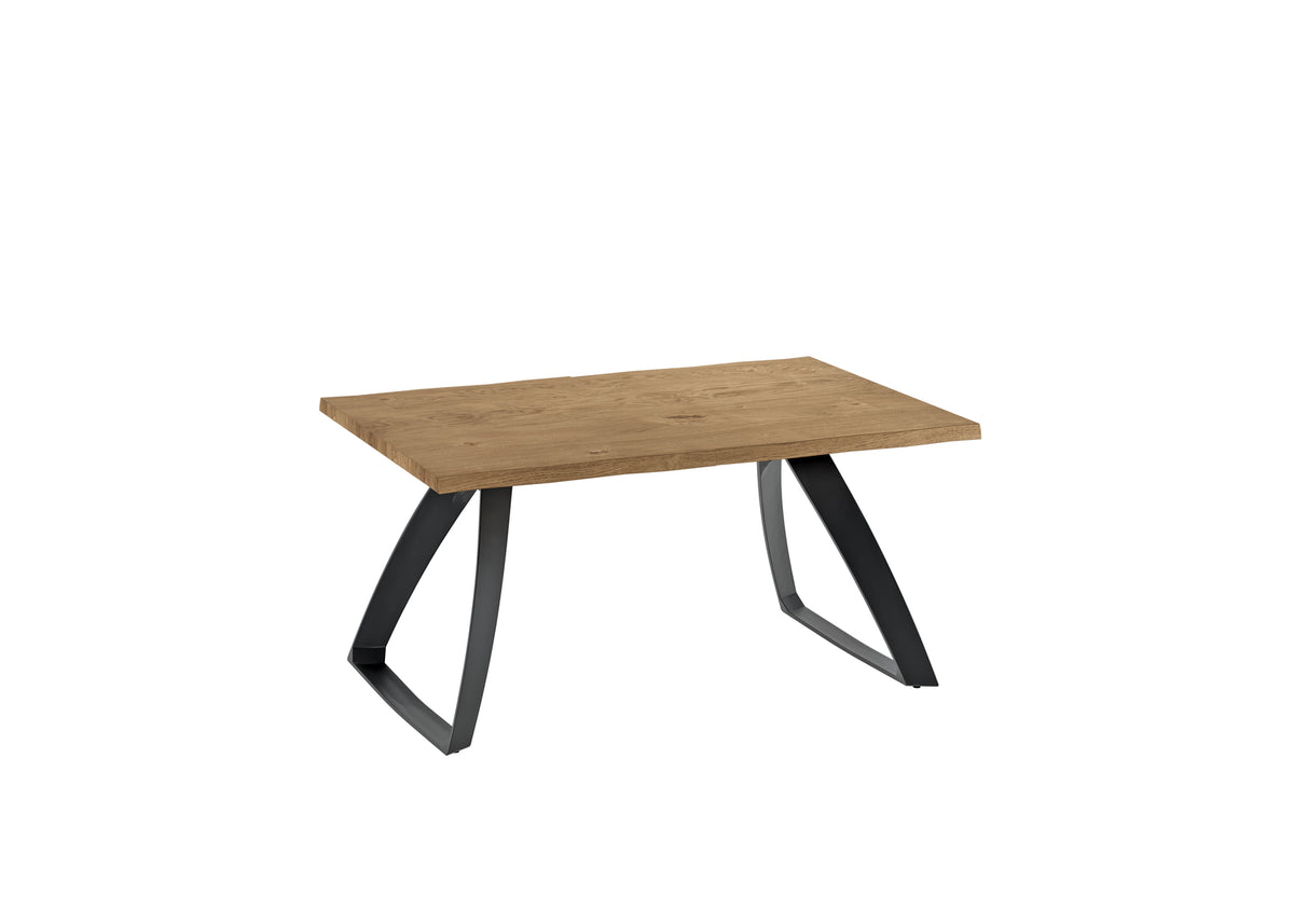 Dining Table Bridge 160 cm Natural Oak Domestica – Product View on White