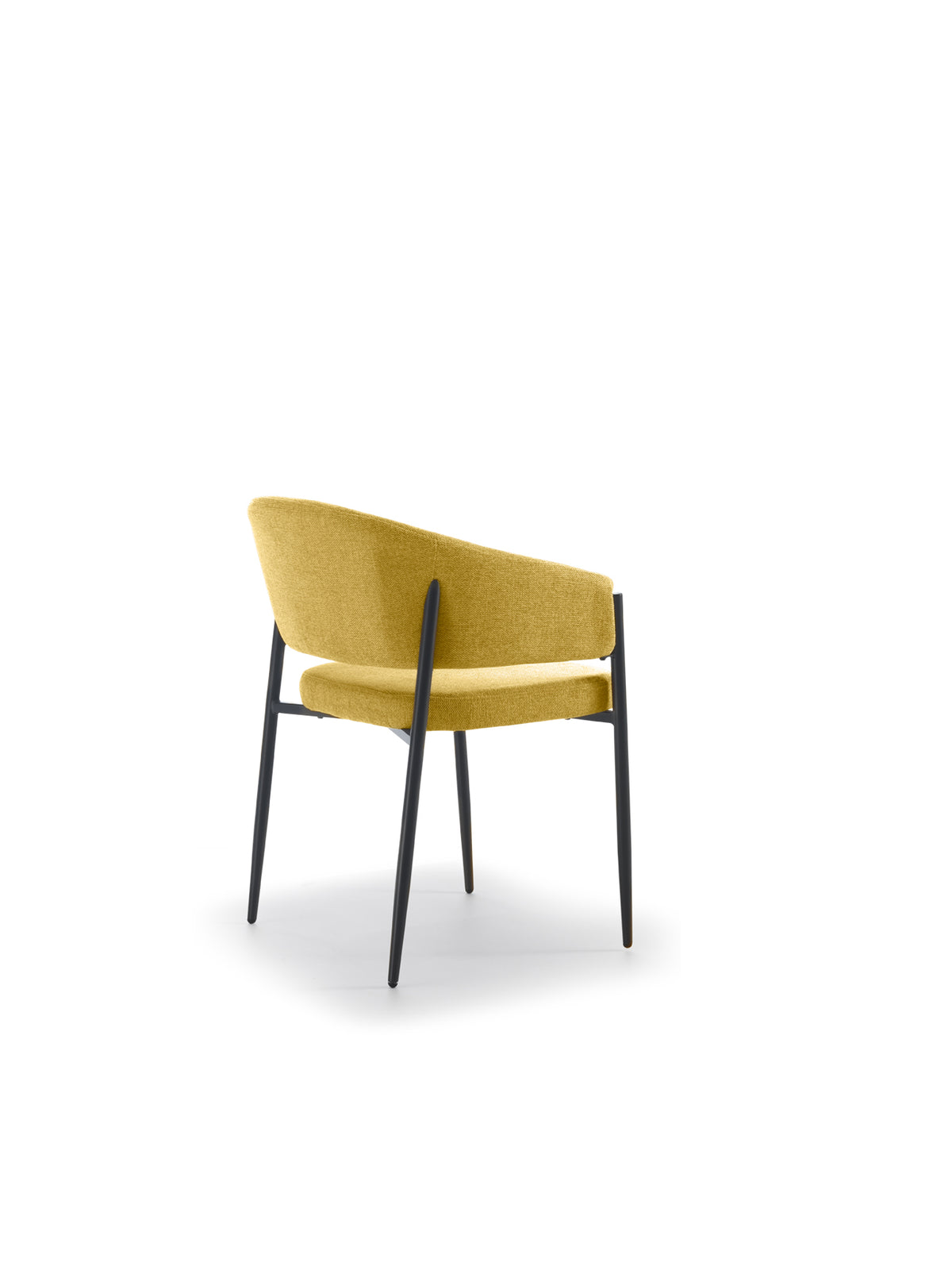 Dining Chair Maya with Armrests Yellow Domestica – Dimensions Drawing
