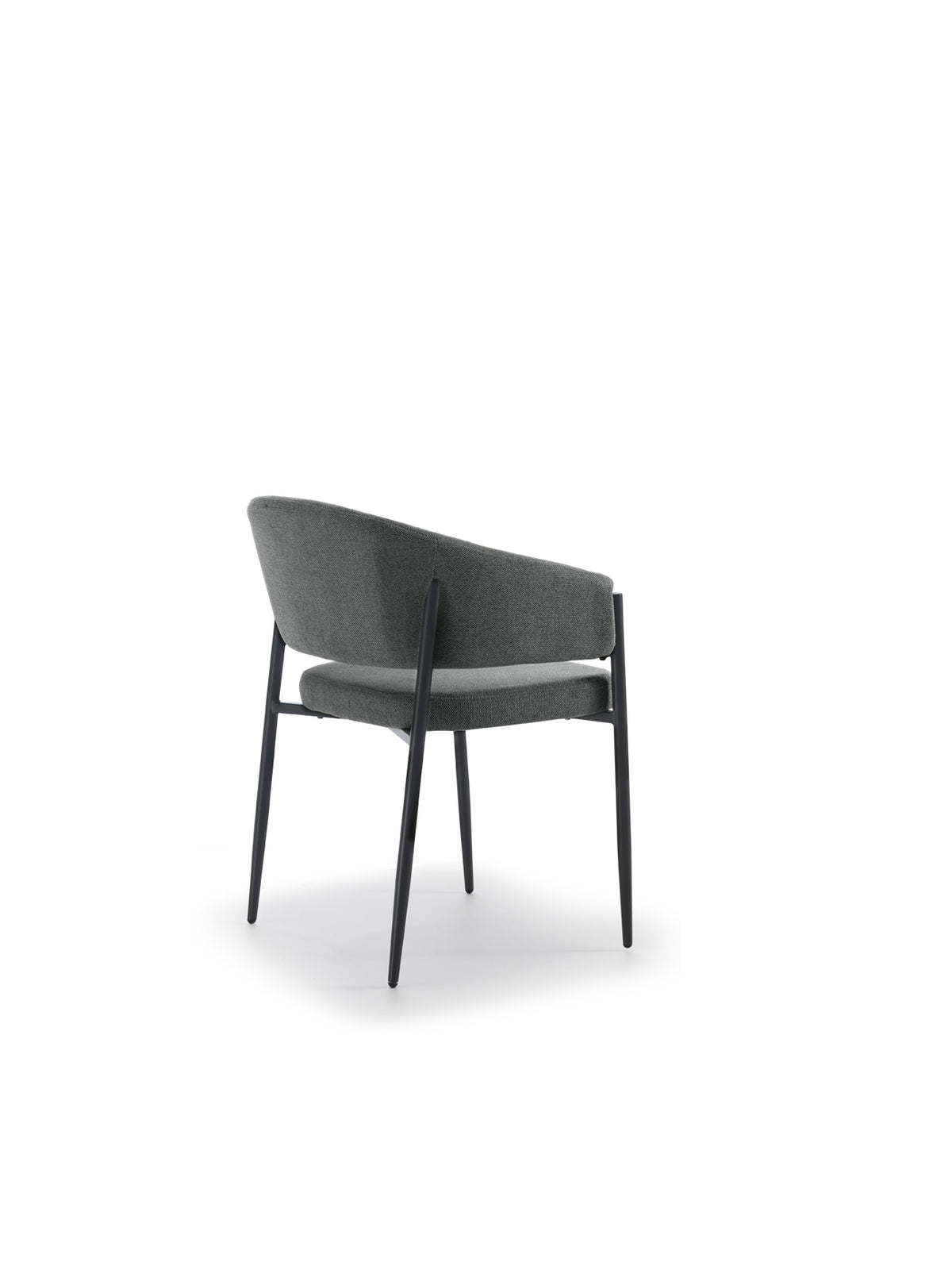 Dining Chair Maya with Armrests Dark Grey Domestica – Dimensions Drawing