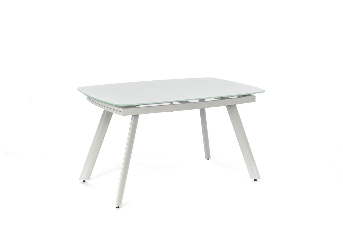 Extendable Dining Table Phil 140-210 cm Extra White Glass Domestica – Product View on White