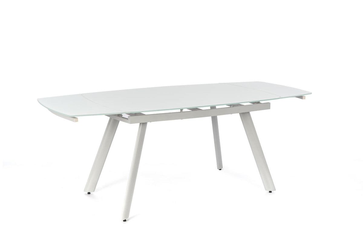 Extendable Dining Table Phil 140-210 cm Extra White Glass Domestica – Product View on White