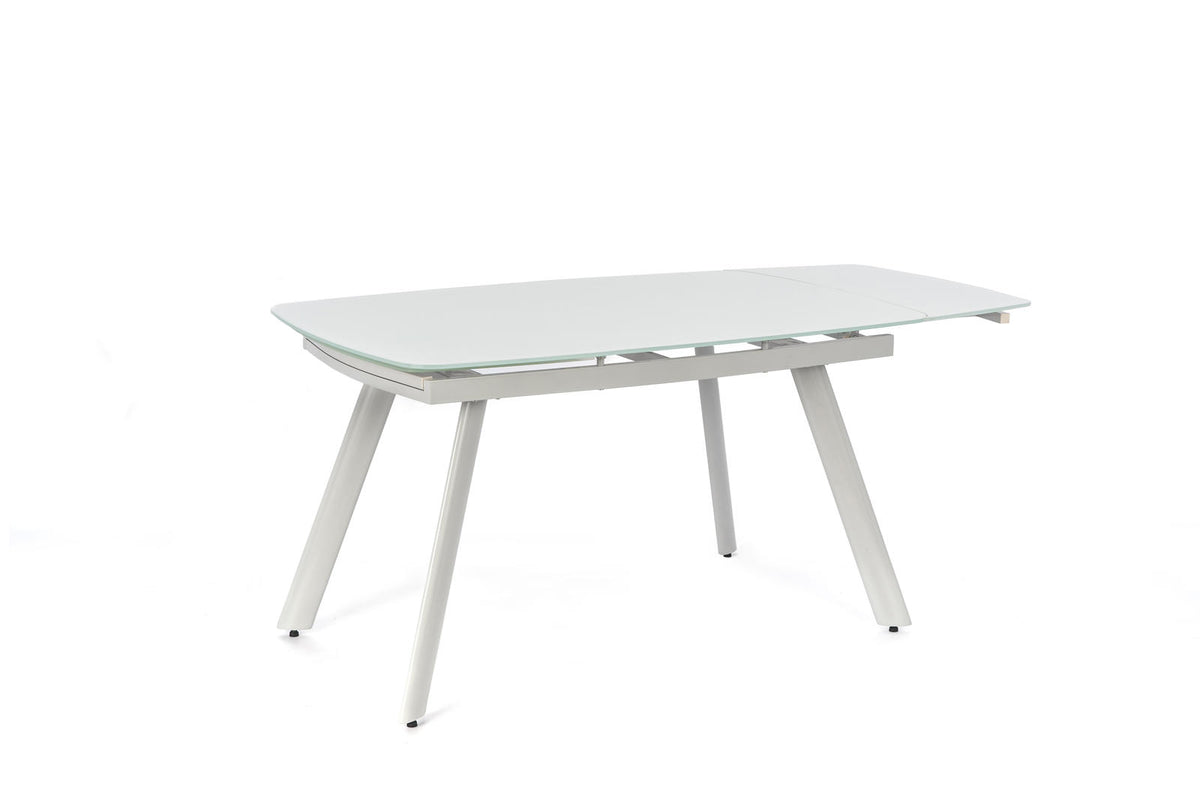 Extendable Dining Table Phil 140-210 cm Extra White Glass Domestica – Dimensions Drawing