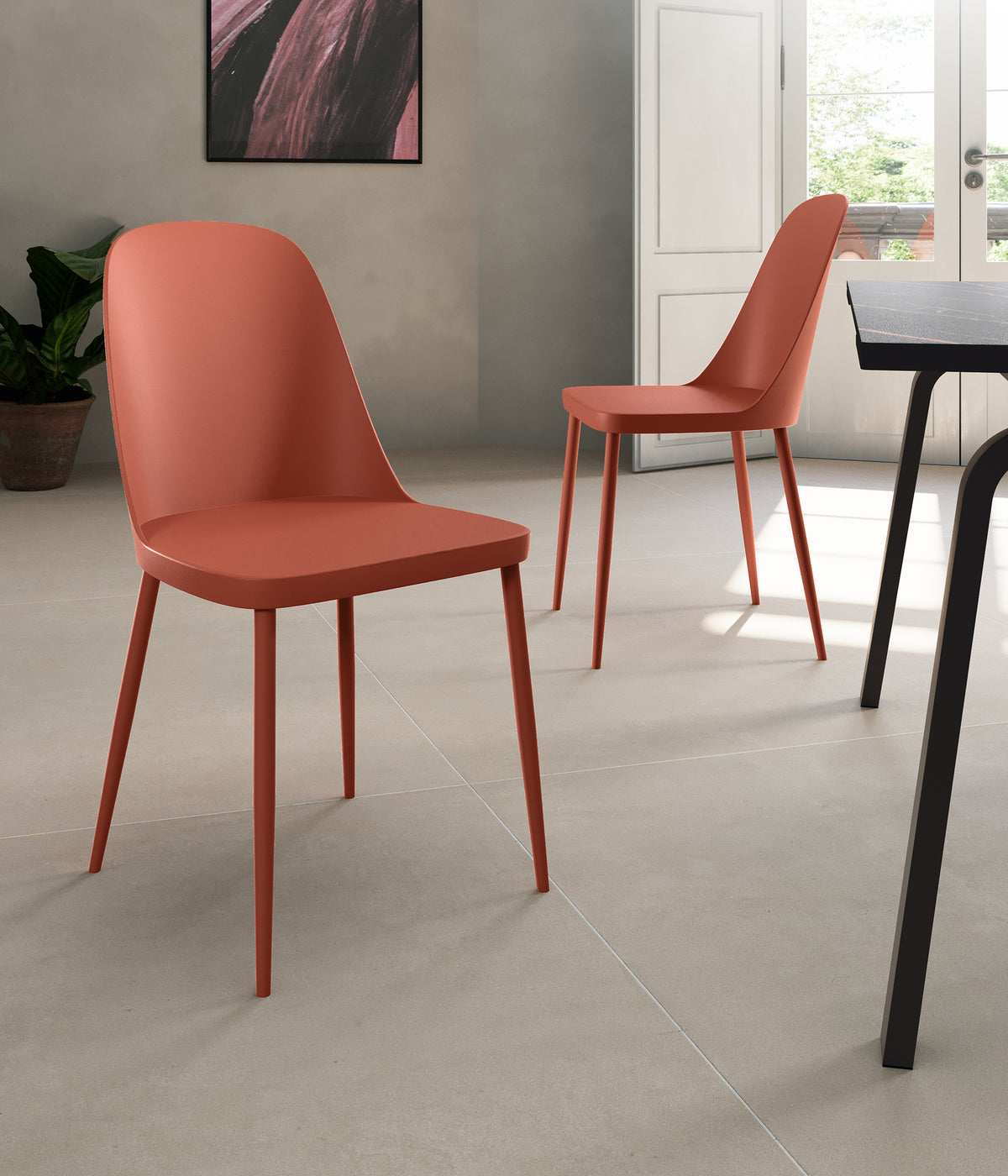 Dining Chair Tamara Polypropylene Rust Domestica – Lifestyle