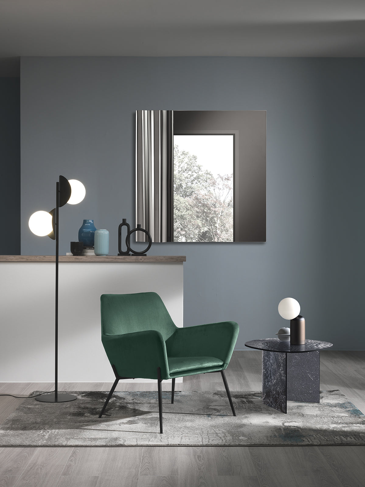 Armchair Gin Velvet Green Domestica – Lifestyle
