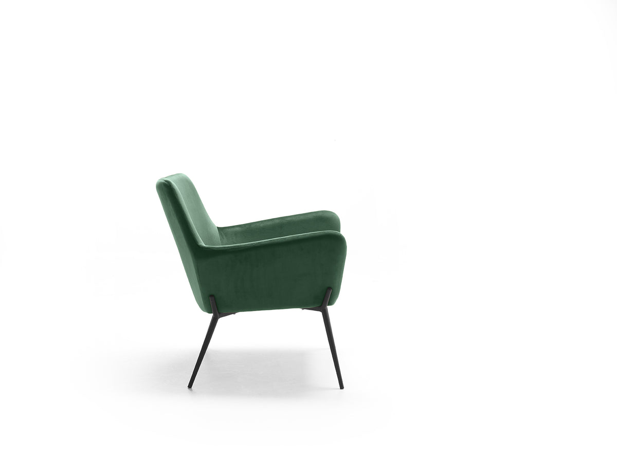 Armchair Gin Velvet Green Domestica – Dimensions Drawing