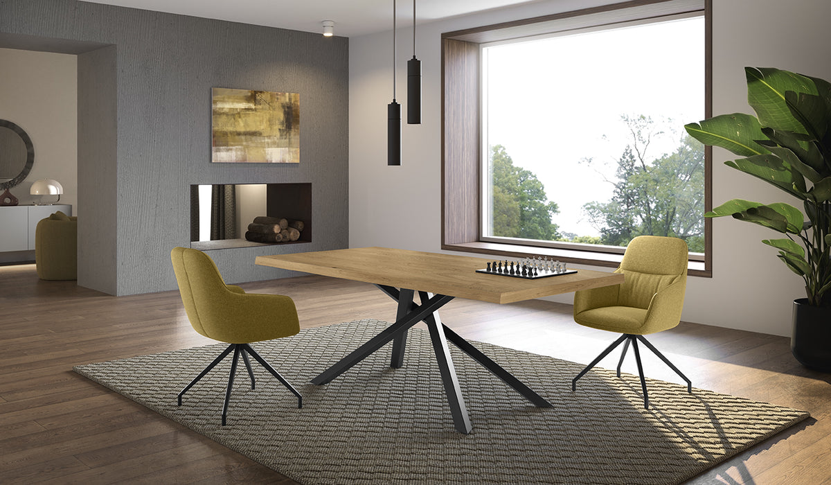 Dining Table Spike 200 cm Natural Oak Domestica – Lifestyle