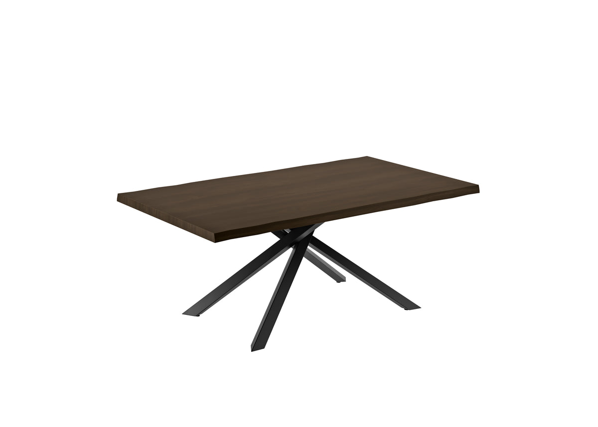 Dining Table Spike 200 cm Thermo-Treated Oak Domestica – Product View on White