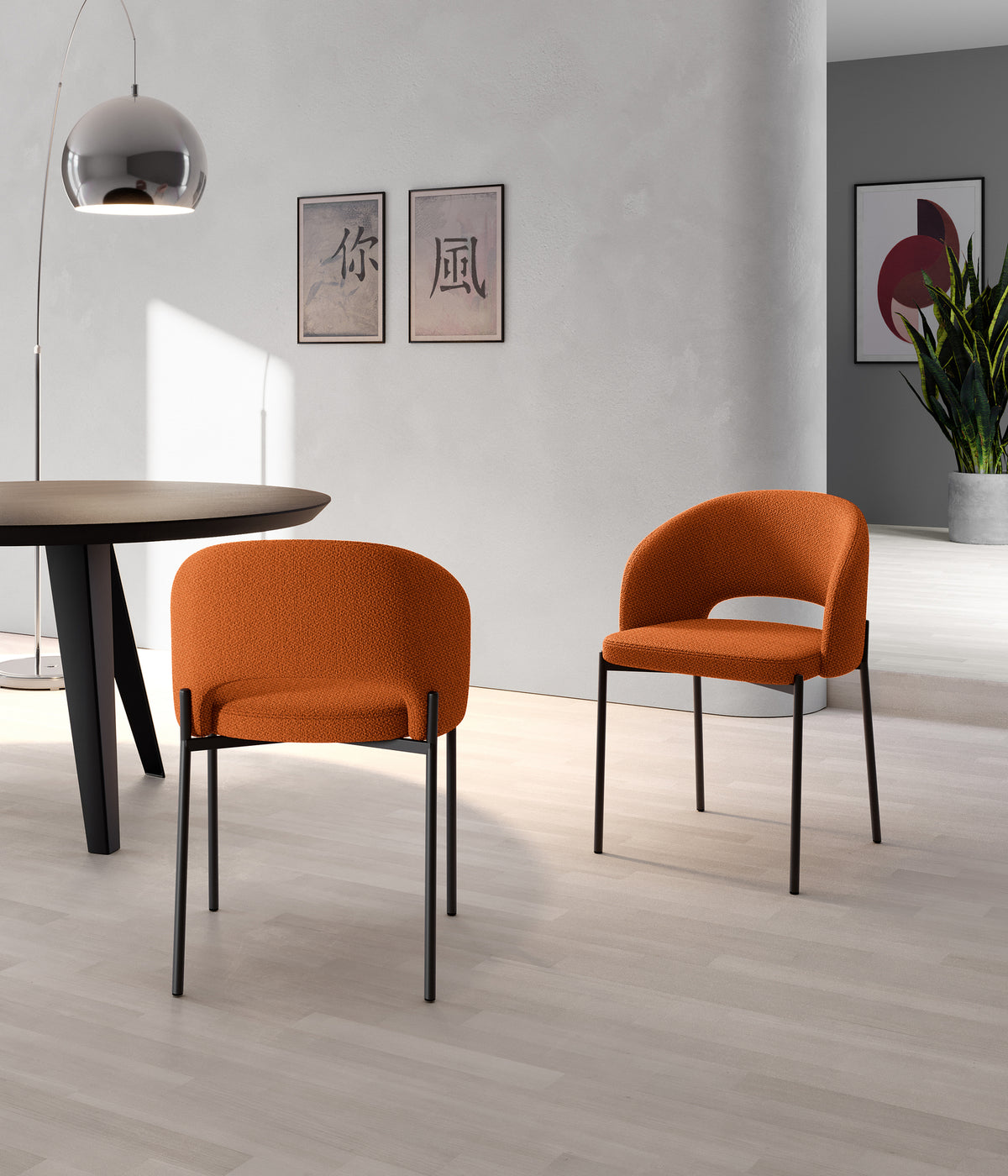 Dining Chair Greta Orange Domestica – Lifestyle