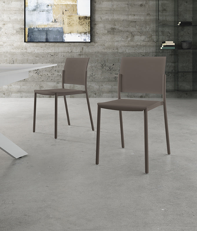 Dining Chair Venus Polypropylene Mink Domestica – Lifestyle