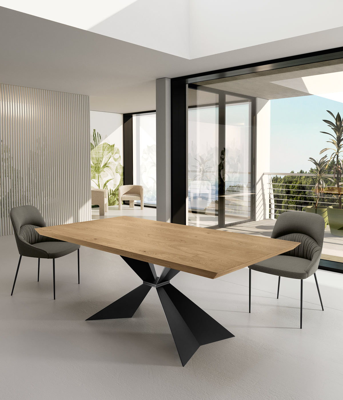 Dining Table Stark 160 cm Natural Oak Domestica – Lifestyle