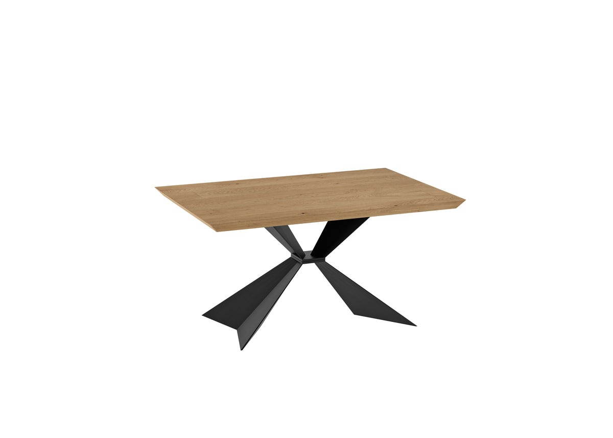 Dining Table Stark 160 cm Natural Oak Domestica – Dimensions Drawing