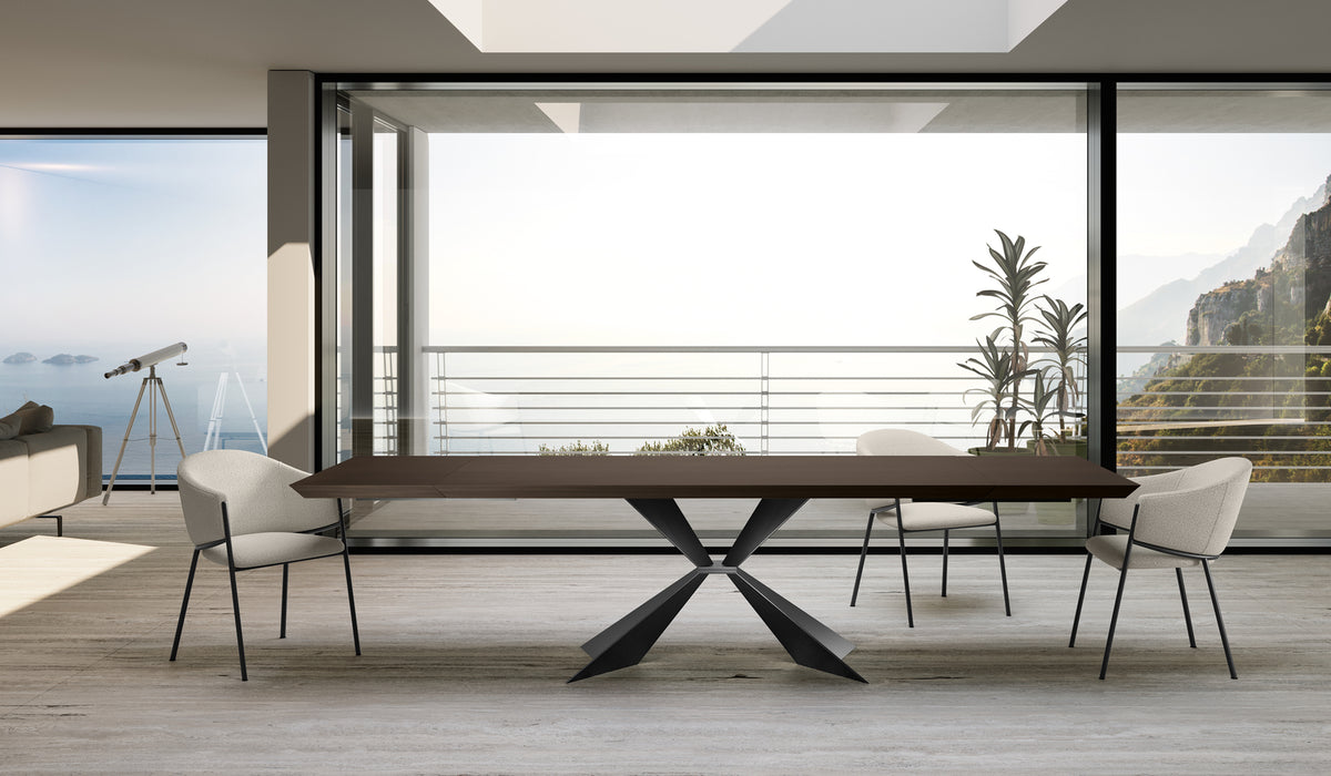 Dining Table Stark 200 cm Thermo-Treated Oak Domestica – Lifestyle