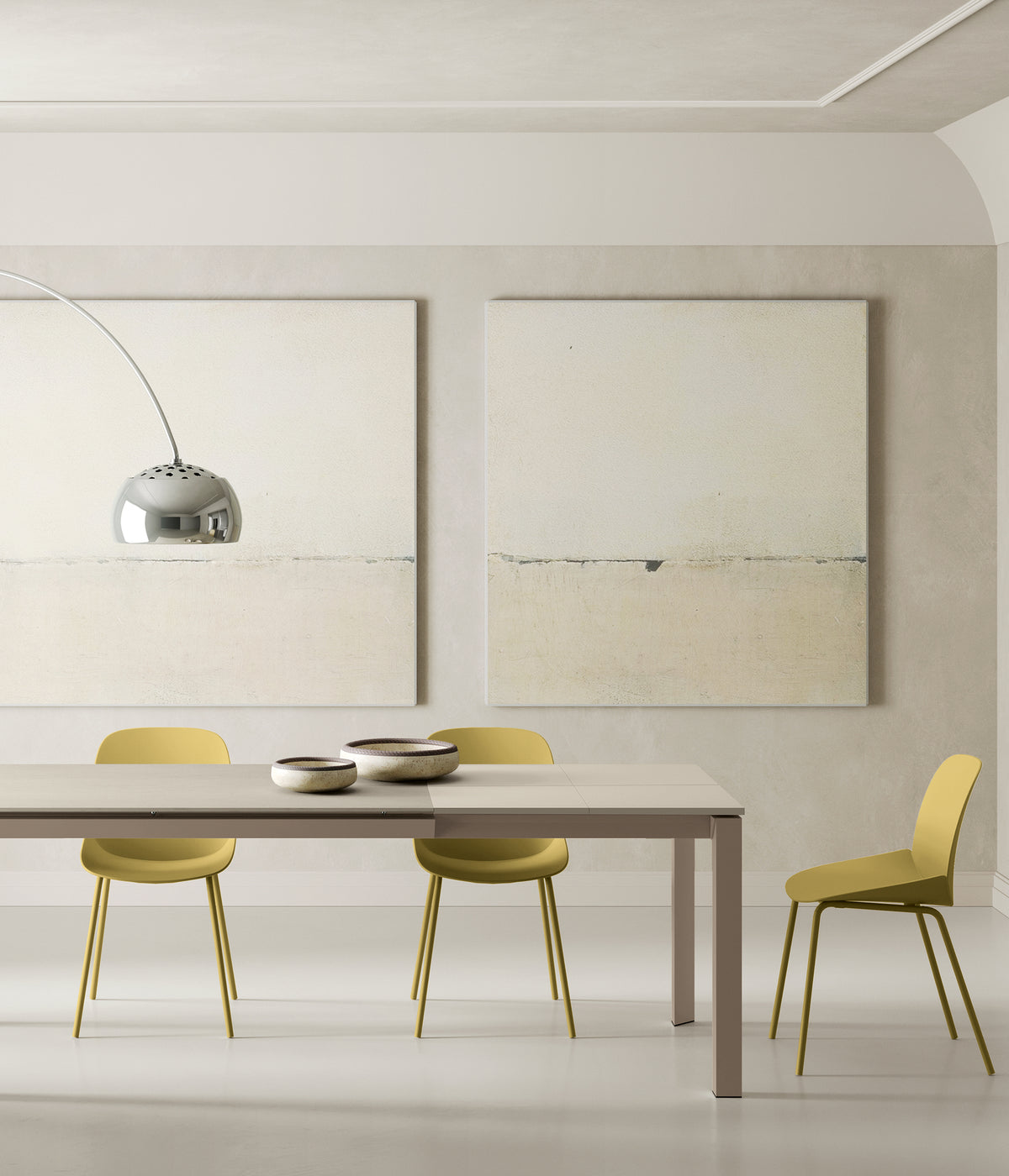 Dining Chair Eva Polypropylene Mustard Domestica – Lifestyle