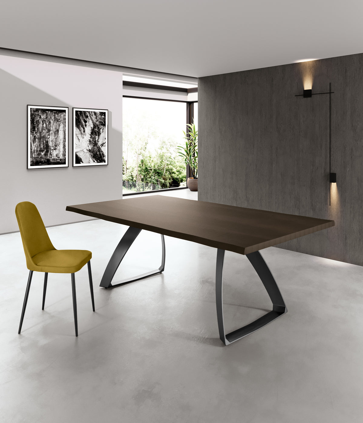 Dining Chair Tamara Soft-Touch Mustard Domestica – Lifestyle