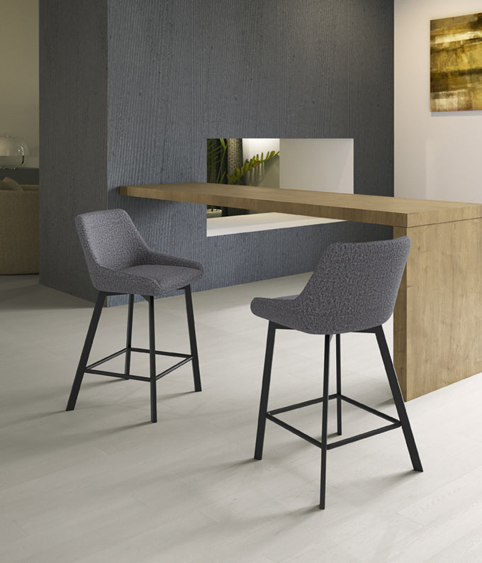 Kitchen Stool Fox Dark Grey Domestica – Lifestyle