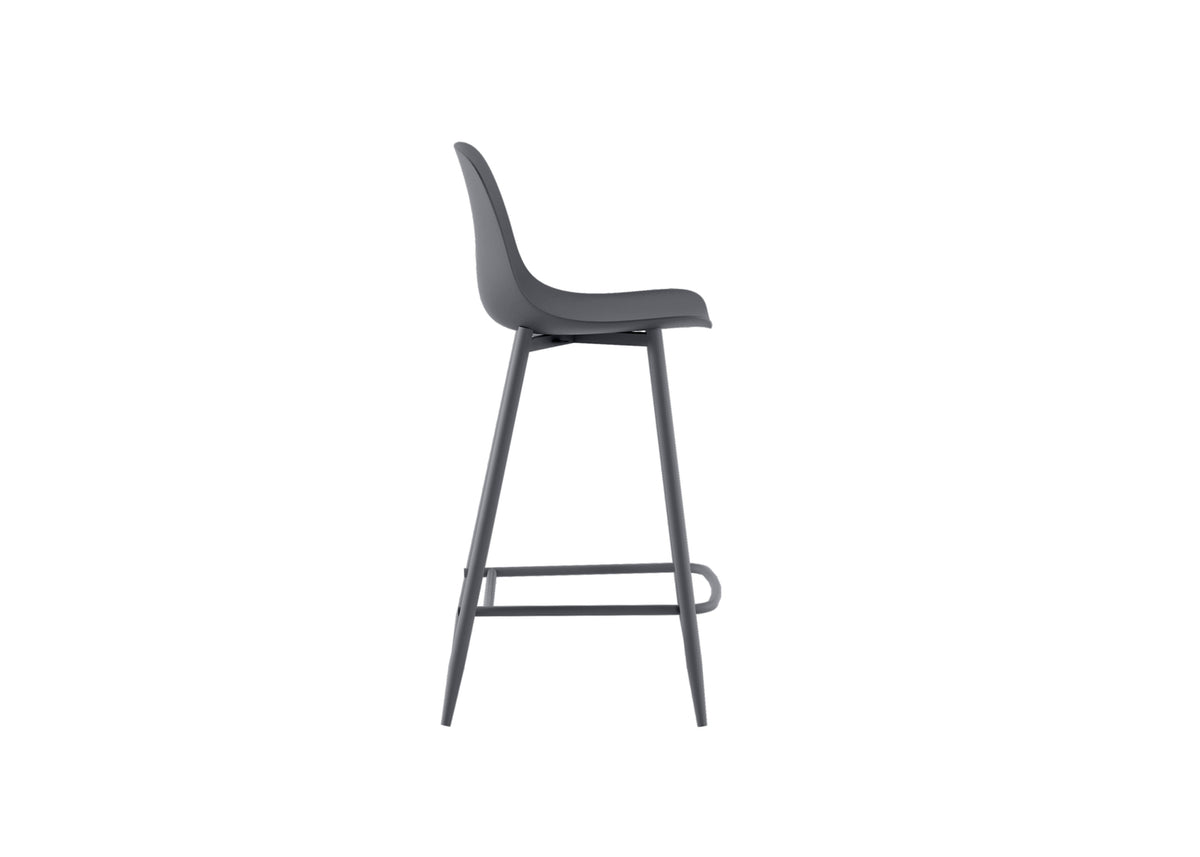 Counter Stool Frida Dark Grey Domestica – Side View on White