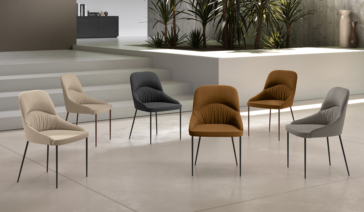 Dining Chair Ginevra Dark Grey / Black Domestica – Lifestyle