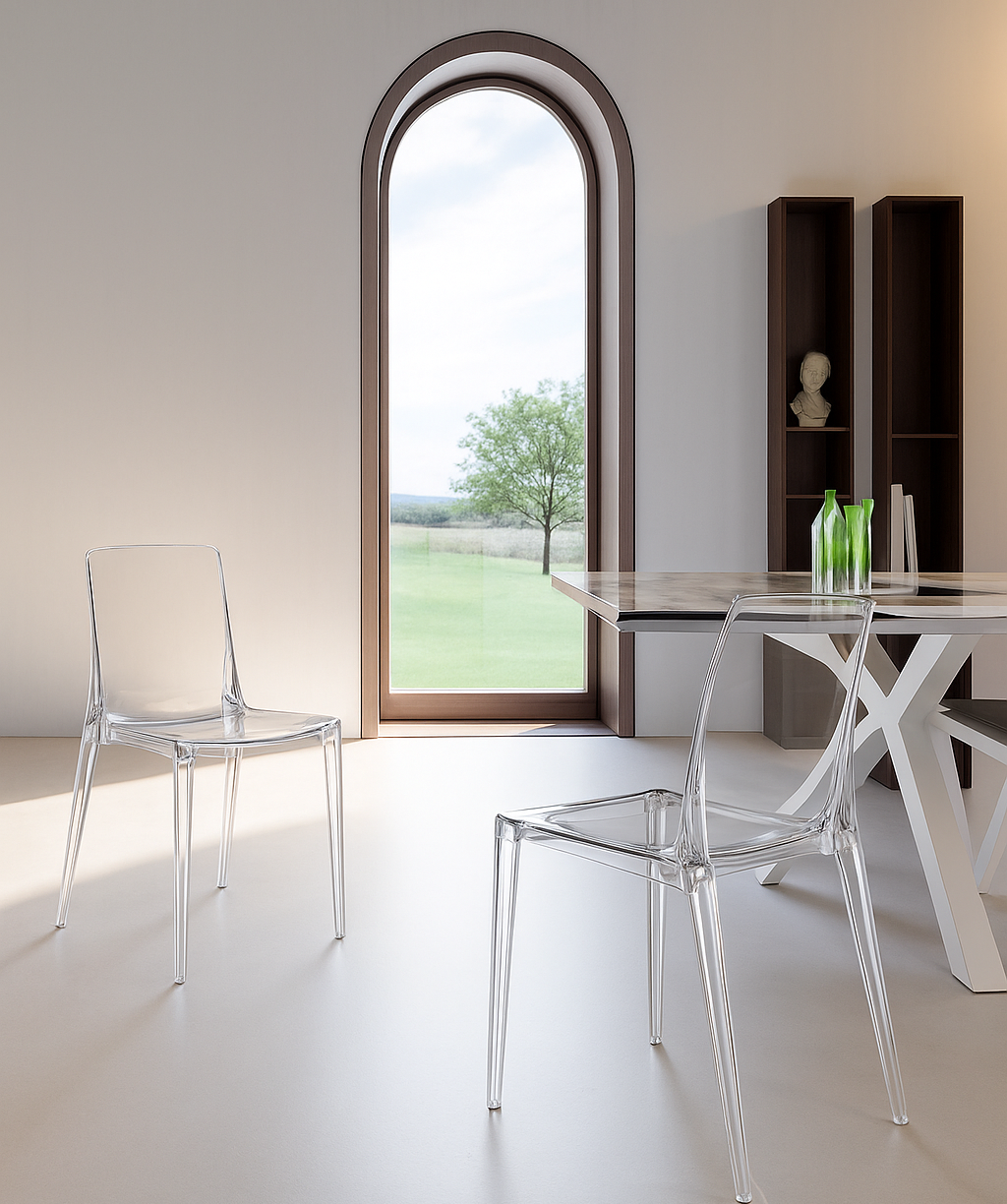 Dining Chair Agatha Polycarbonate Transparent Domestica – Lifestyle