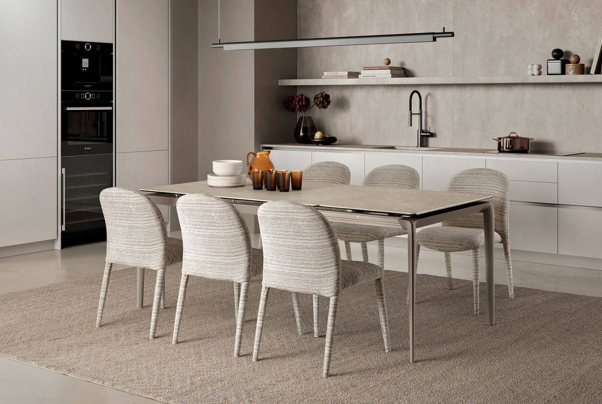 Extendable Dining Table Rail 140-200 cm Sand / Sand Domestica – Lifestyle
