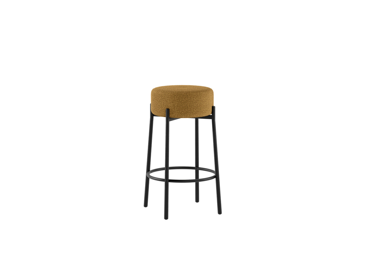 Counter Stool Syd Ochre Domestica – Side View on White