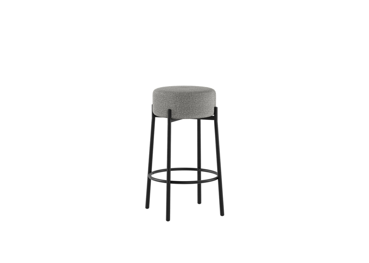 Counter Stool Syd Dark Grey Domestica – Side View on White