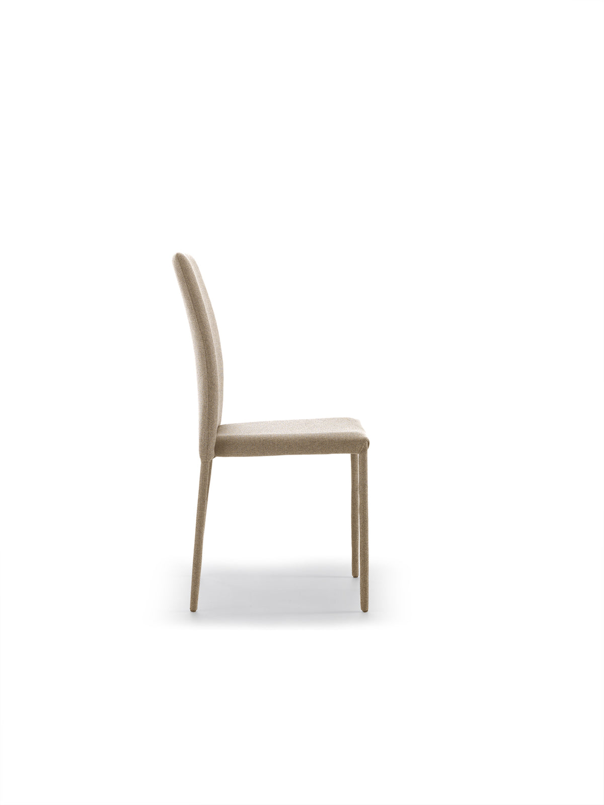 Dining Chair Leda Beige Domestica – Product View on White