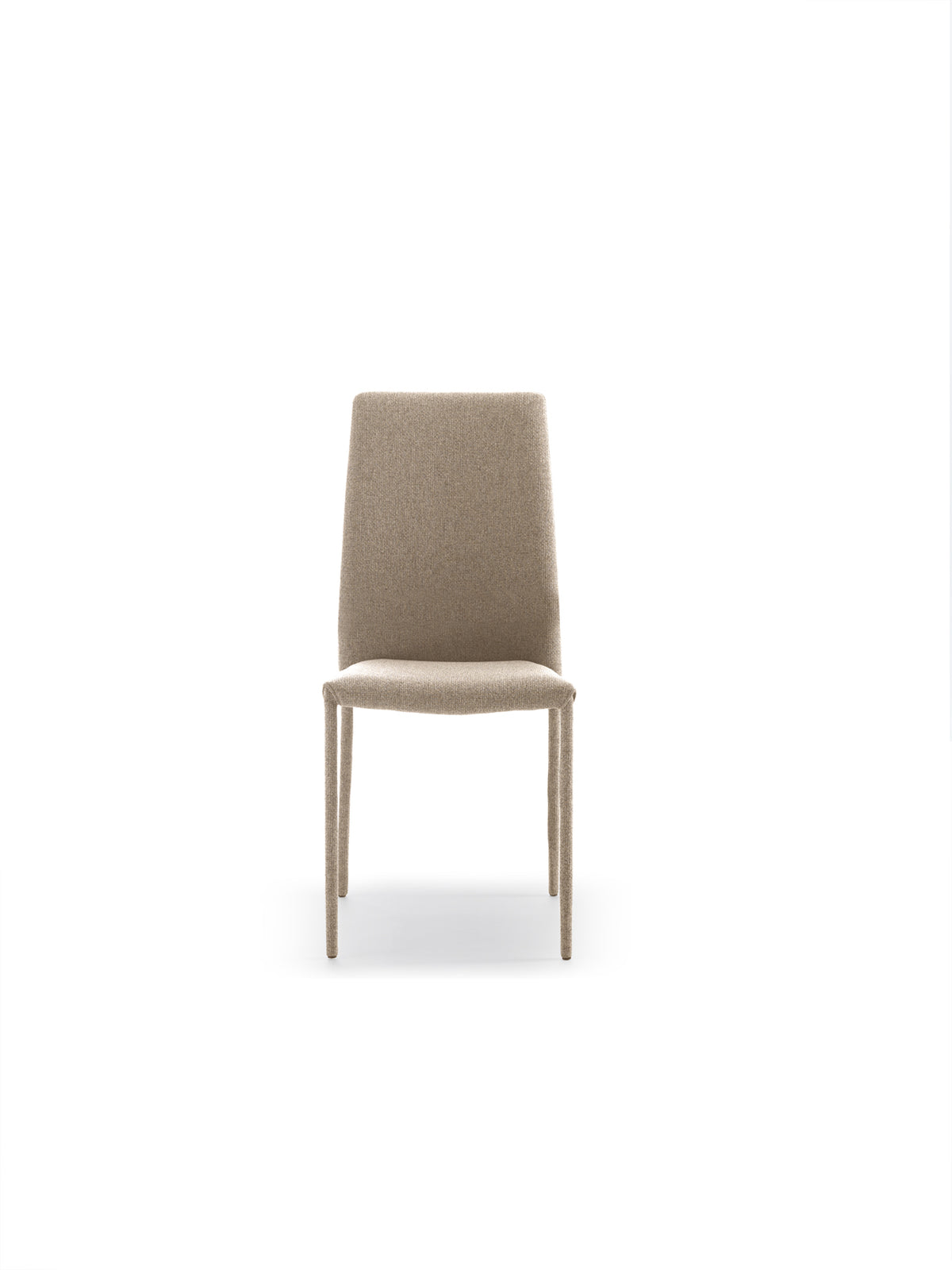 Dining Chair Leda Beige Domestica – Product View on White