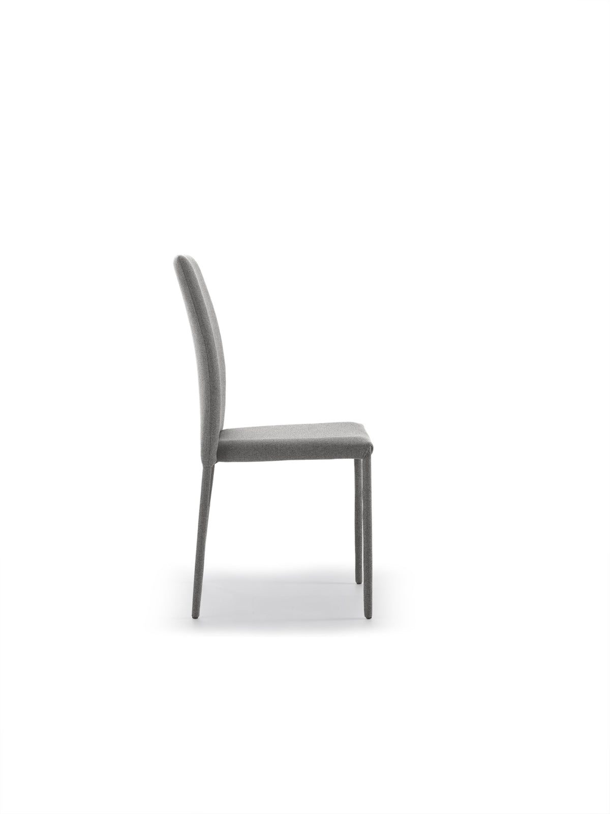 Dining Chair Leda Dark Grey Domestica – Product View on White