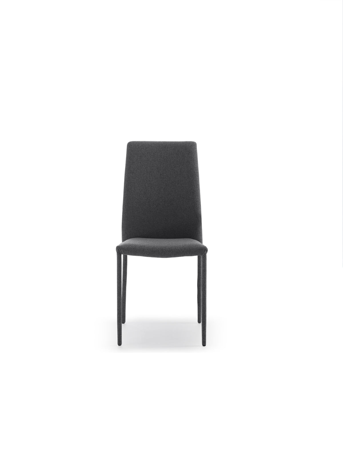 Dining Chair Leda Black Domestica – Product View on White