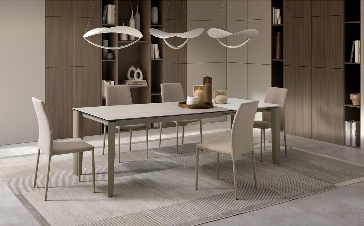 Extendable Dining Table Horus 160-240 cm Sand / Sand Domestica – Lifestyle