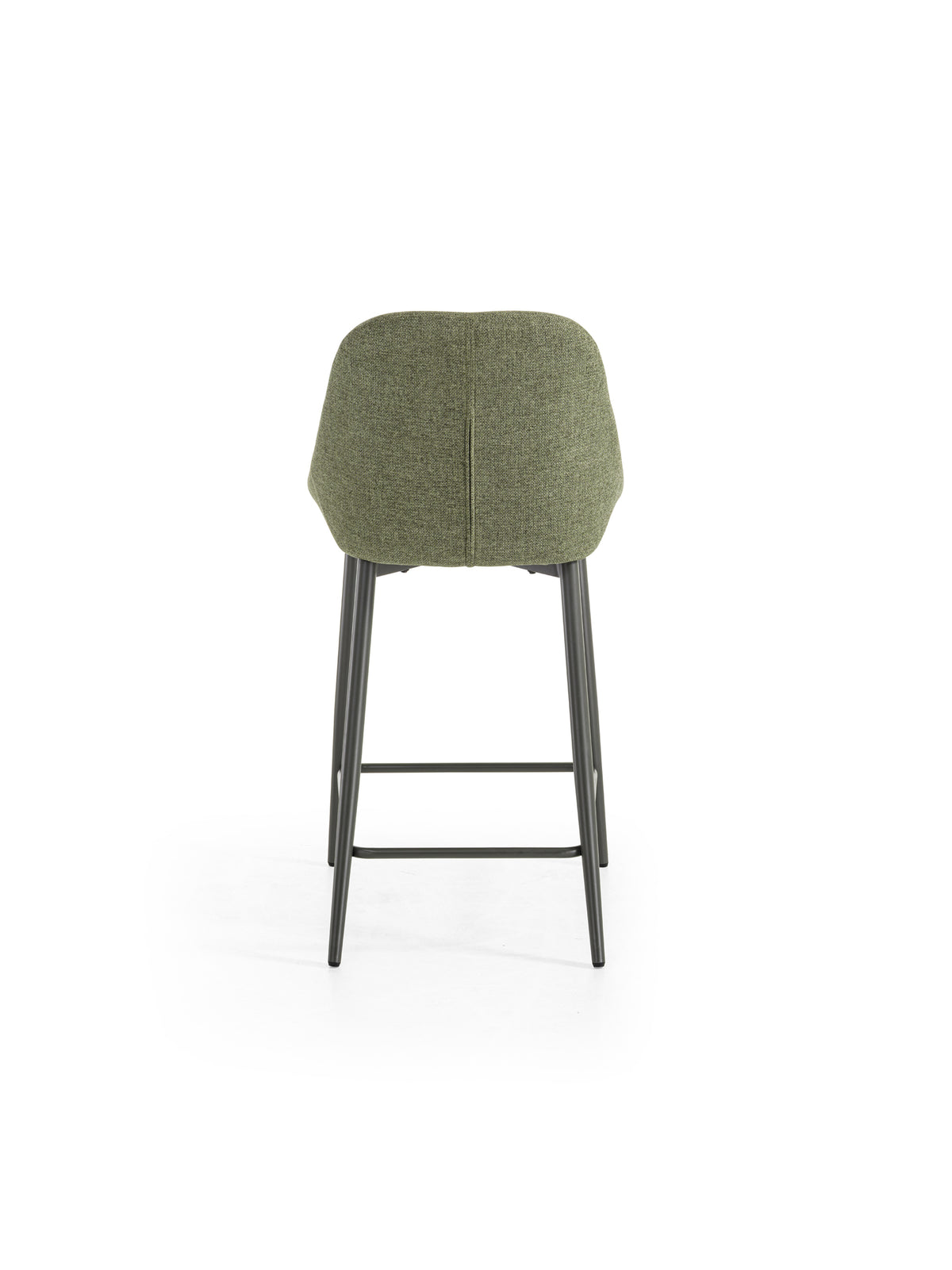 Counter Stool Kira Green / Anthracite Domestica – Product View on White