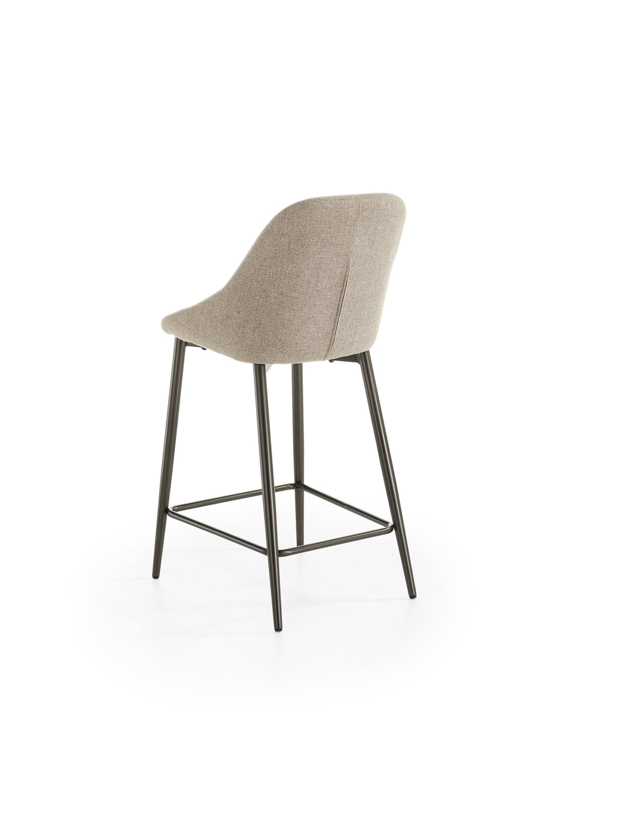 Counter Stool Kira Beige / Bronze Domestica – Product View on White