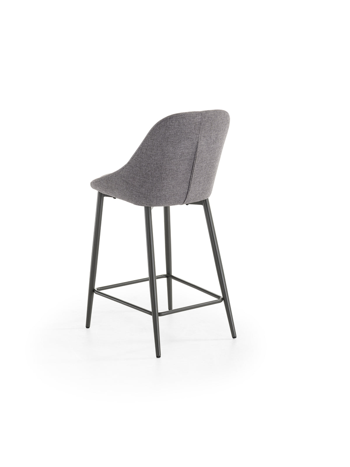 Counter Stool Kira Dark Grey / Anthracite Domestica – Product View on White