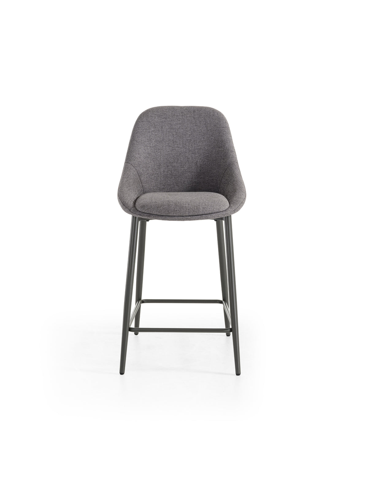 Counter Stool Kira Dark Grey / Anthracite Domestica – Product View on White