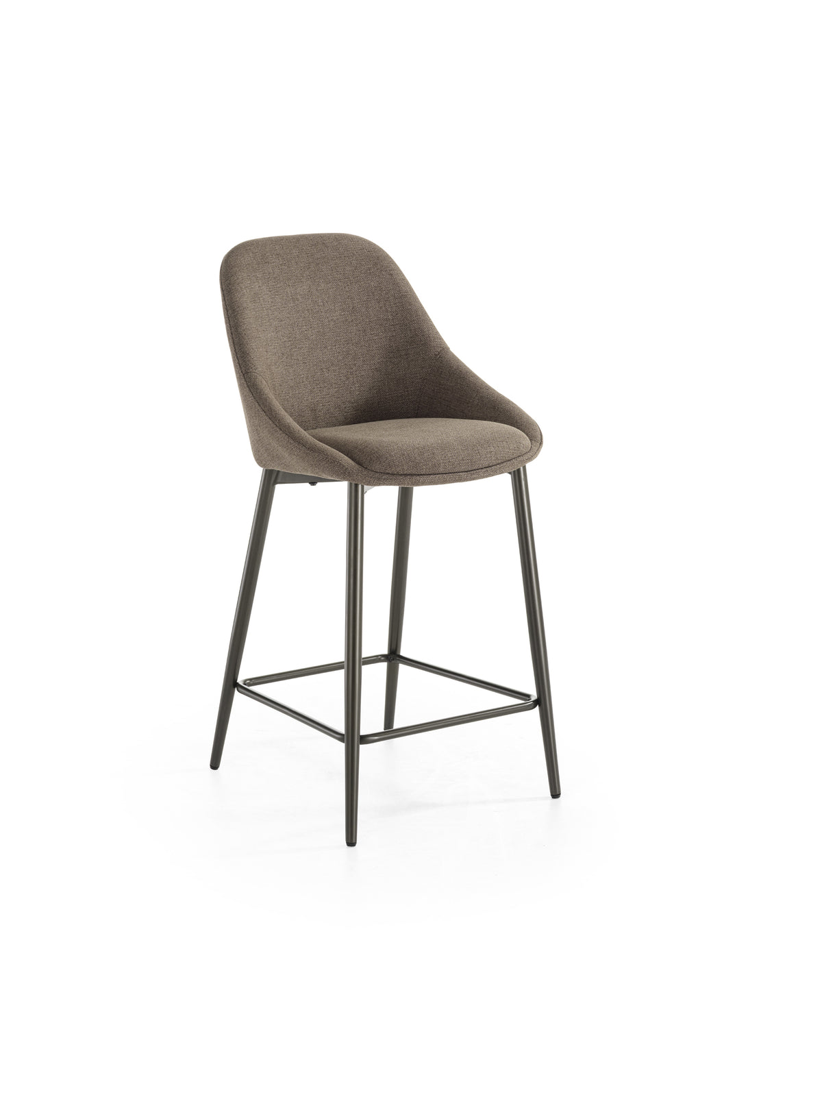 Counter Stool Kira Brown / Bronze Domestica – Product View on White