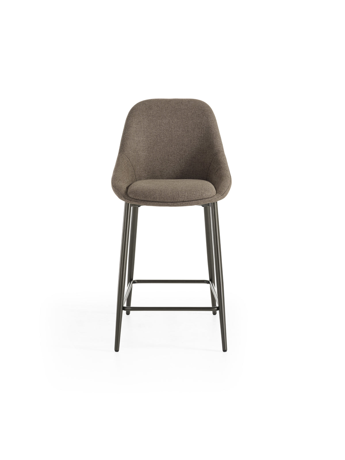 Counter Stool Kira Brown / Bronze Domestica – Product View on White