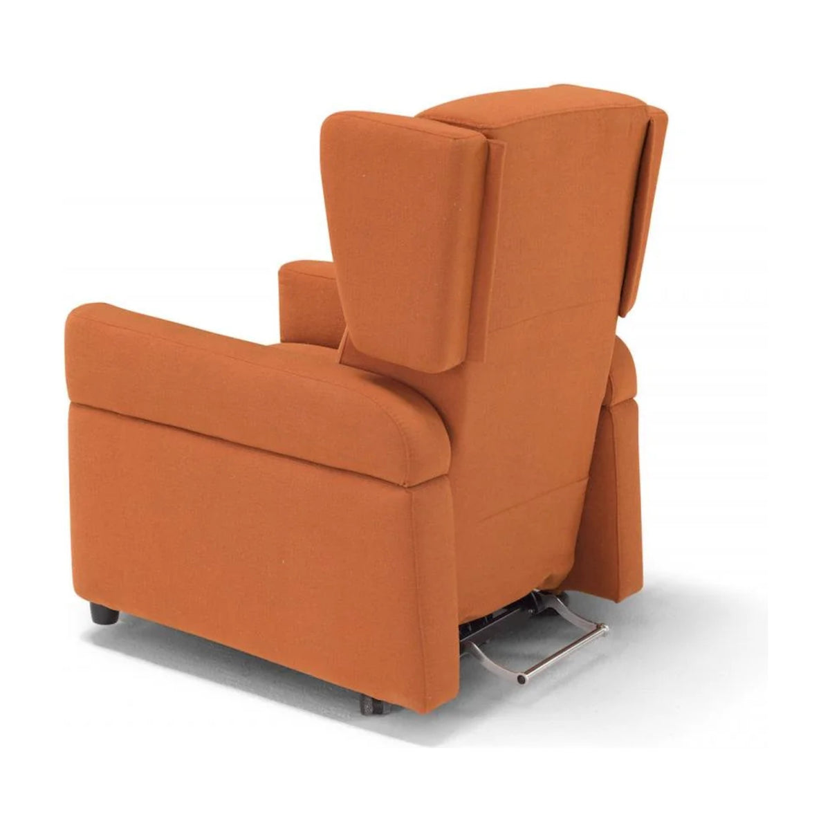 Healthcare Lift Recliner Armchair Bonton Terracotta Domestica – Back Three Quarter View on White