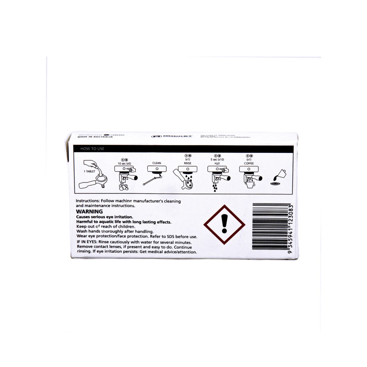 Cleaning Tablets ECO Rocket Espresso – Detail View