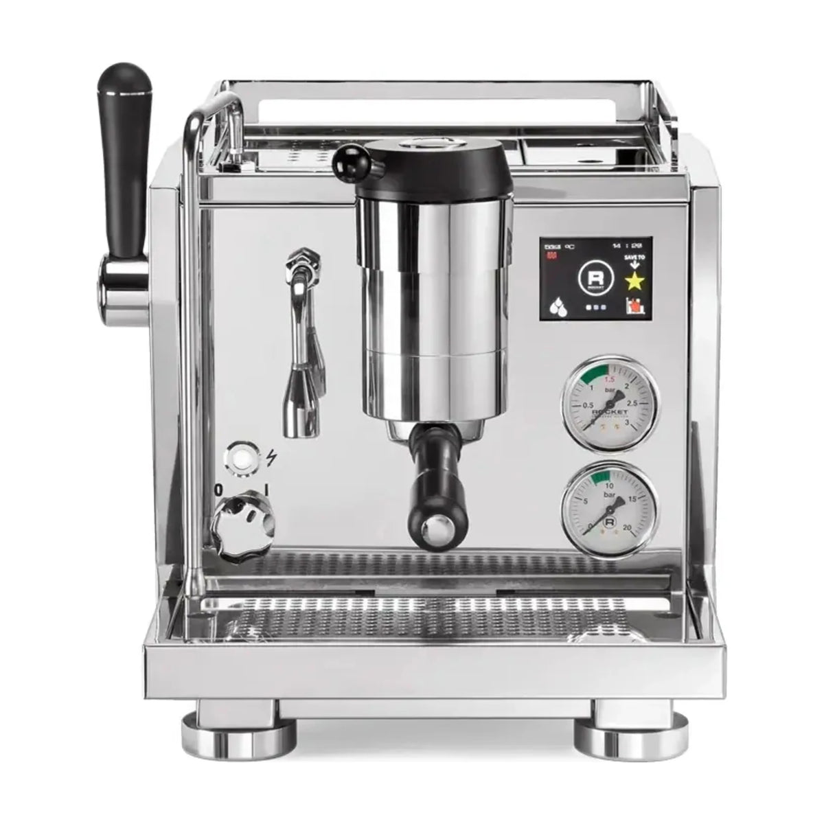 Espresso Machine R Nine One Rocket Espresso Domestica – Front View on White